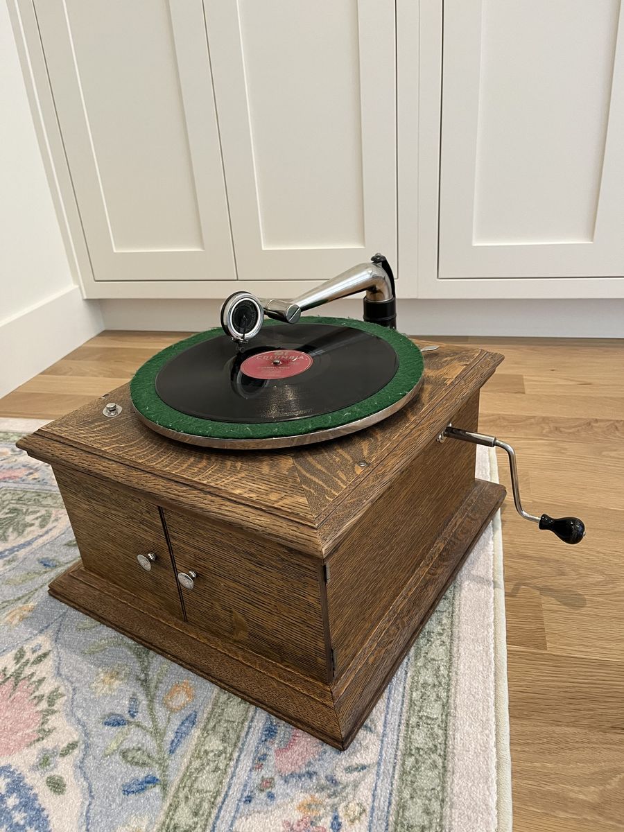Antique Victor Record Player