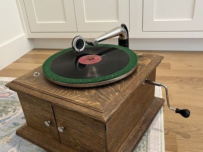Antique Victor Record Player