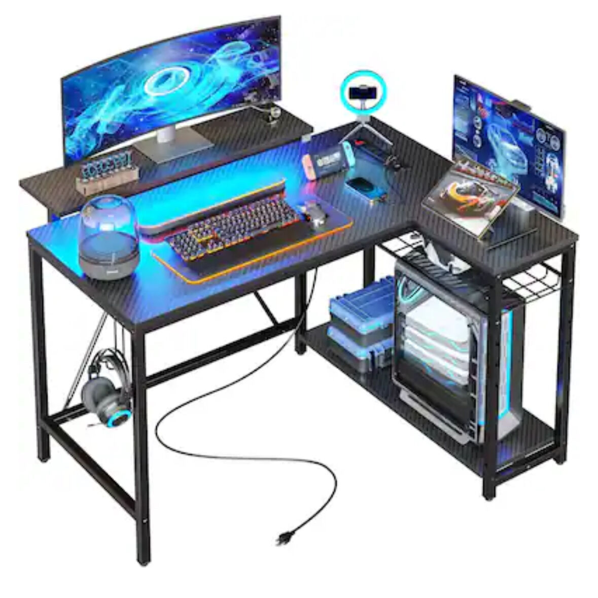 L-Shaped Gaming Desk