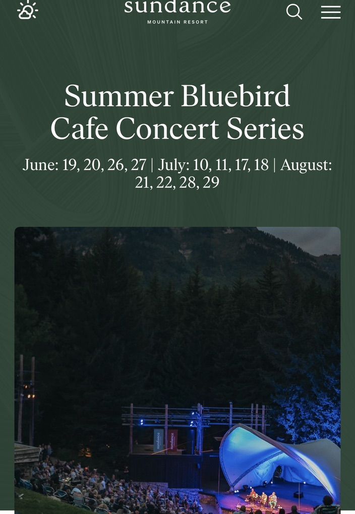 4 Sundance Bluebird Reserved Tickets Fri 21st