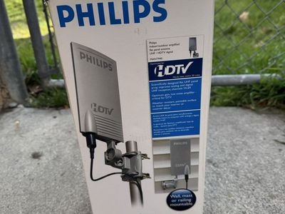 Phillips Indoor Outdoor Amplified Flat Panel Anten