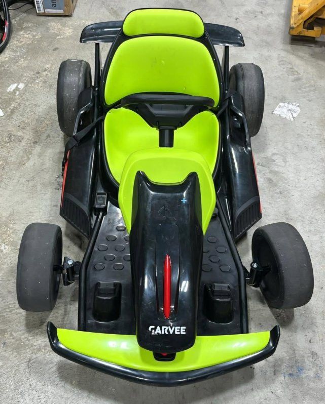 Garvee 24V Electric Go Kart for Kids 6-12 Years Old, Drift Kart with 2 * 200W Dual Motors, 8.1 MPH High Speed Toy Race Car, Adju