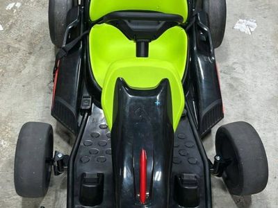 Garvee 24V Electric Go Kart for Kids 6-12 Years Old, Drift Kart with 2 * 200W Dual Motors, 8.1 MPH High Speed Toy Race Car, Adju