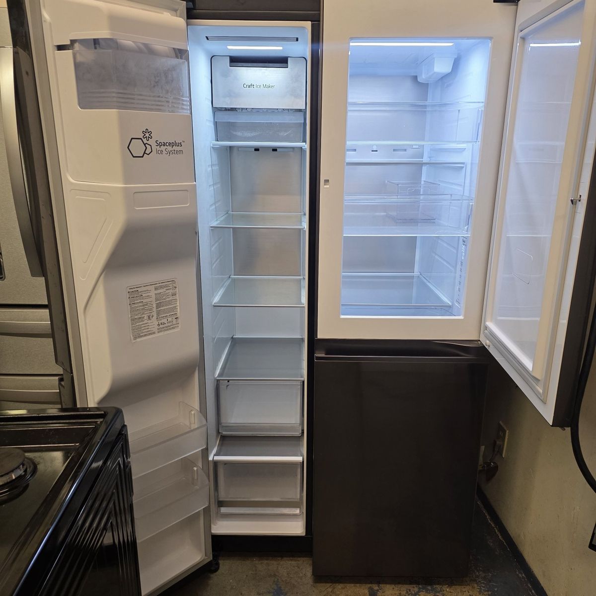 Lg black stainless refrigerator