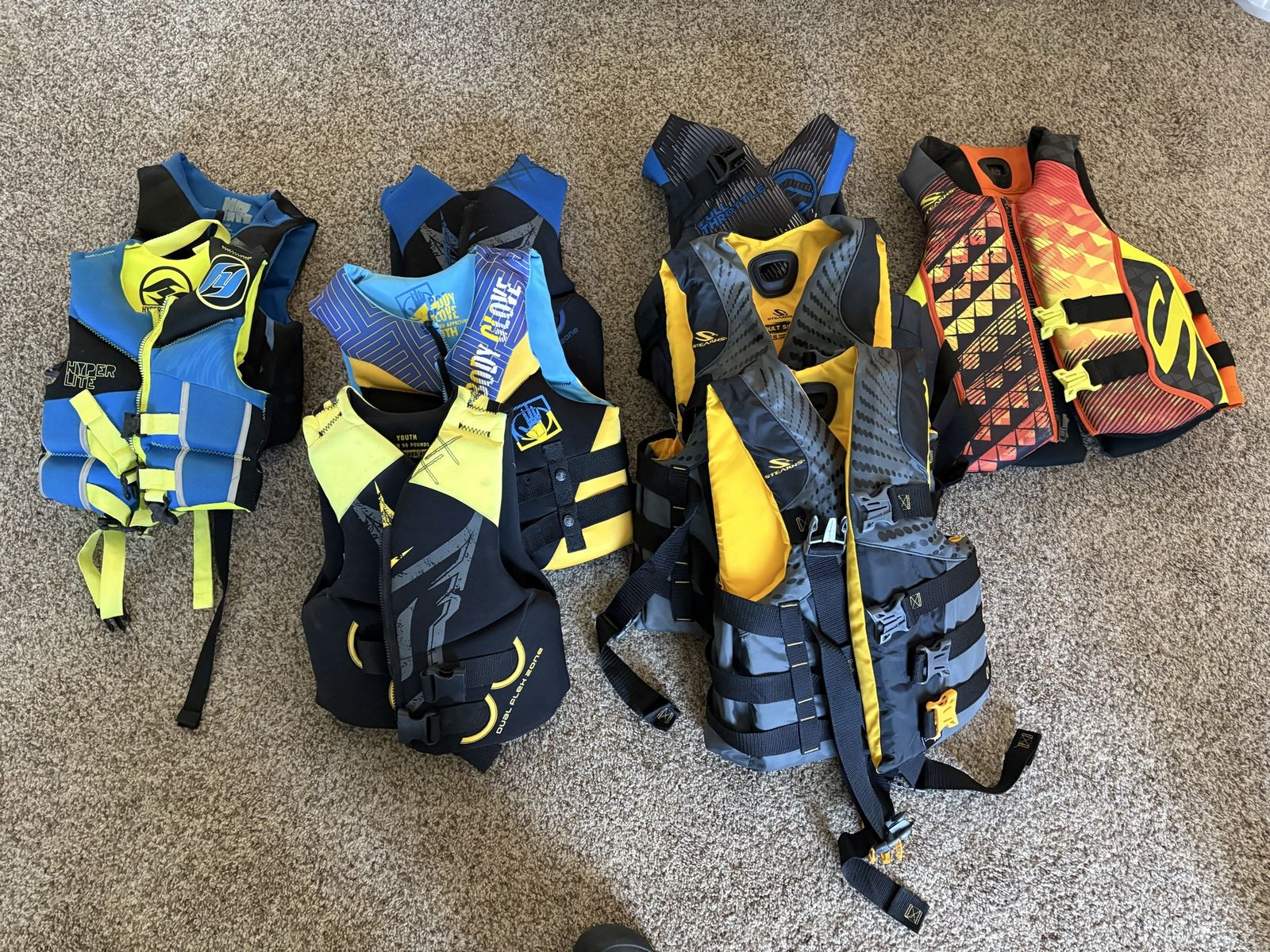 Life jackets galore