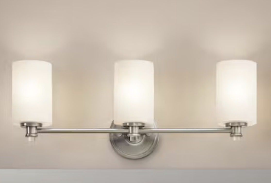 Kichler 24in vanity light brush nickel