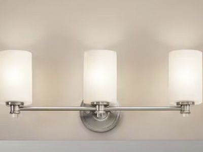 Kichler 24in vanity light brush nickel