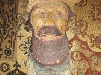 Hand Carved Wood Spirit Folk Art Piece Carving Man