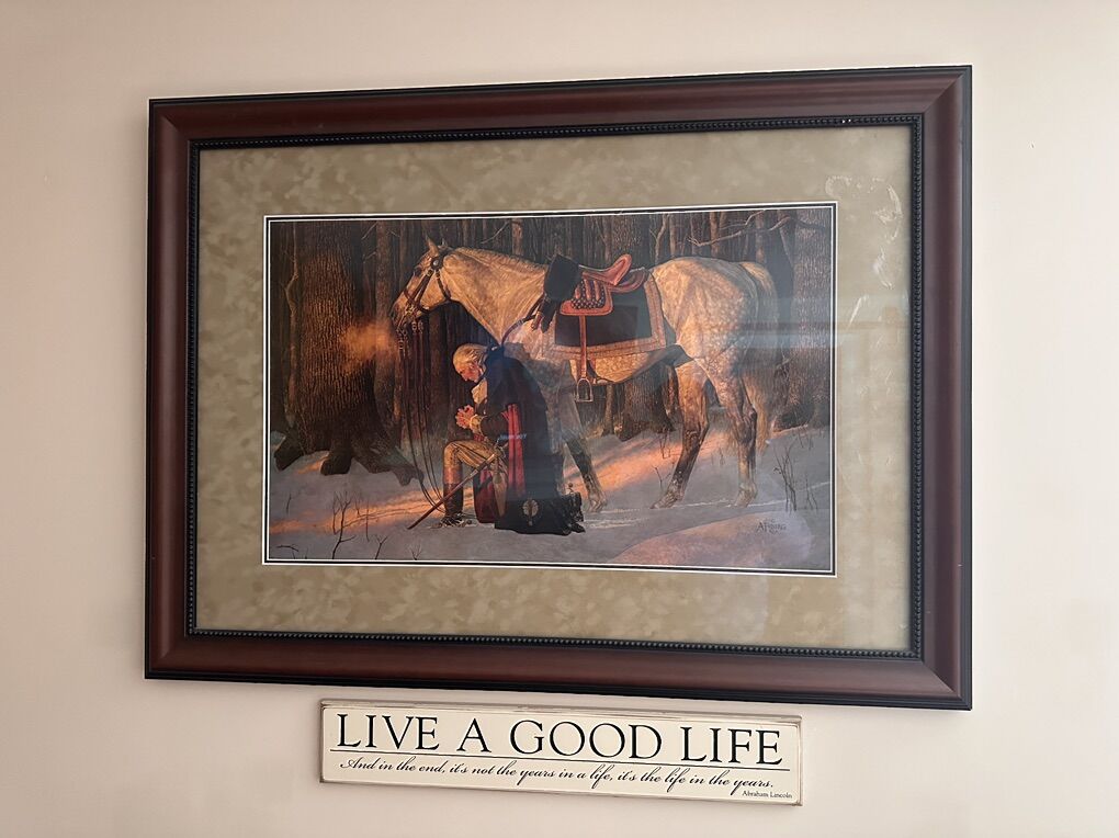 George Washington The Prayer At Valley Forge