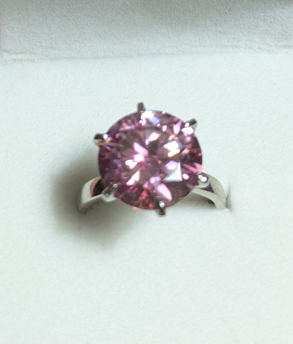 5.7CT HTPT Earth mined Pink Diamond Ring