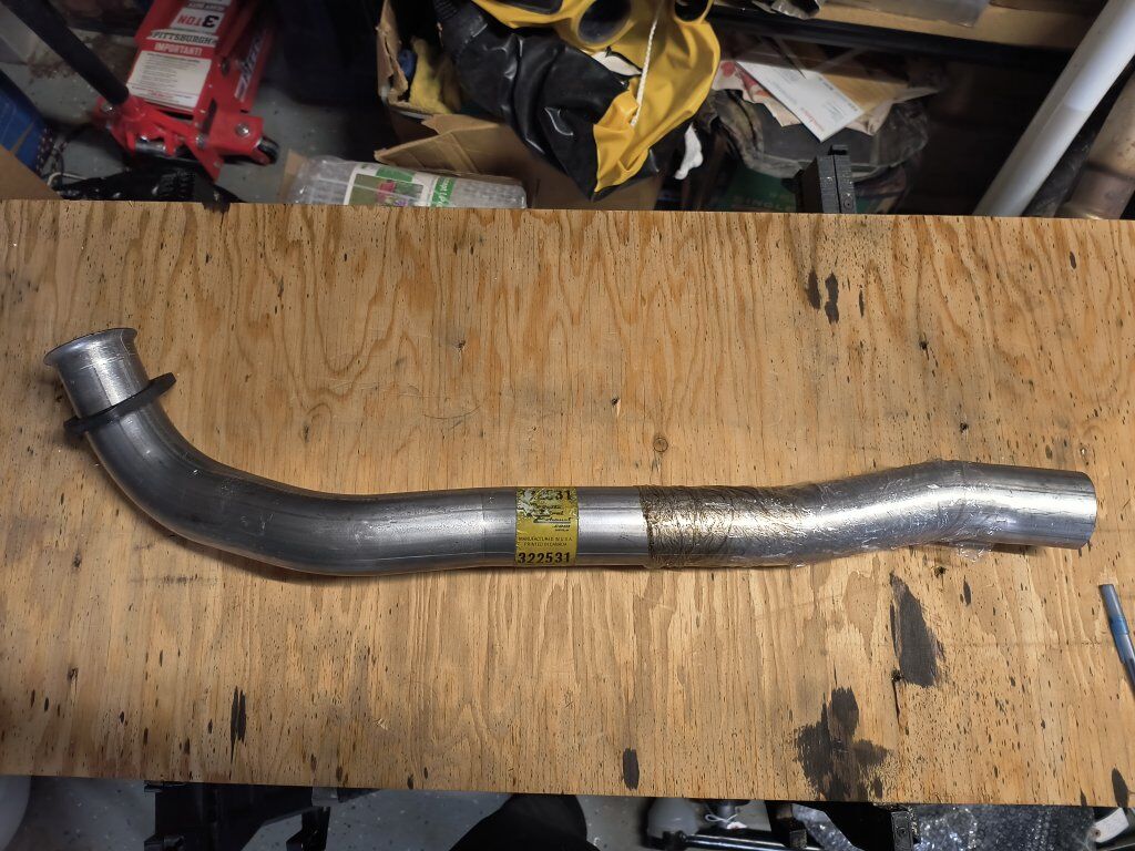 65-68 Corvette Exhaust Pipe Front Big Block Left 3