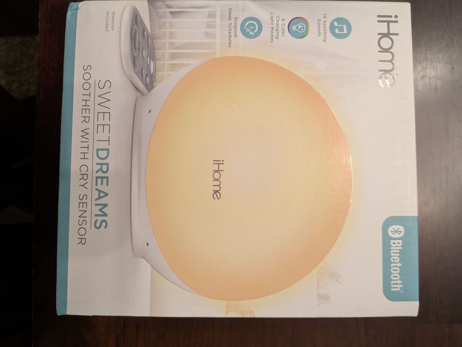 iHome Sweet Dreams Soother With Cry Sensor (Baby sound Therapy and parents sleep)