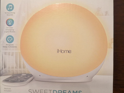 iHome Sweet Dreams Soother With Cry Sensor (Baby sound Therapy and parents sleep)