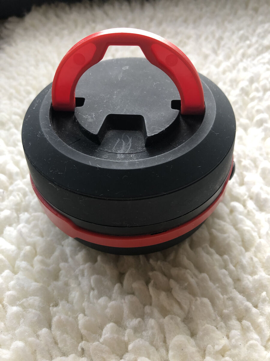 Camping flashlight-lamp combo