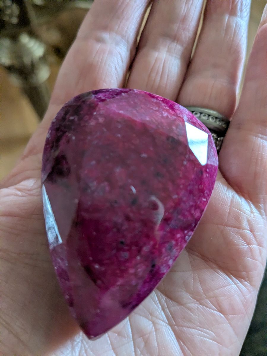 640 ct opaque natural Ruby
