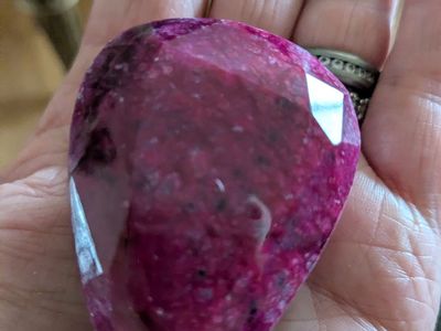 640 ct opaque natural Ruby