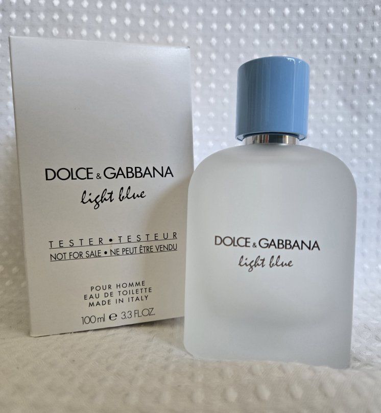 AUTHENTIC D&G Light Blue Men's EDT Tester 100ml