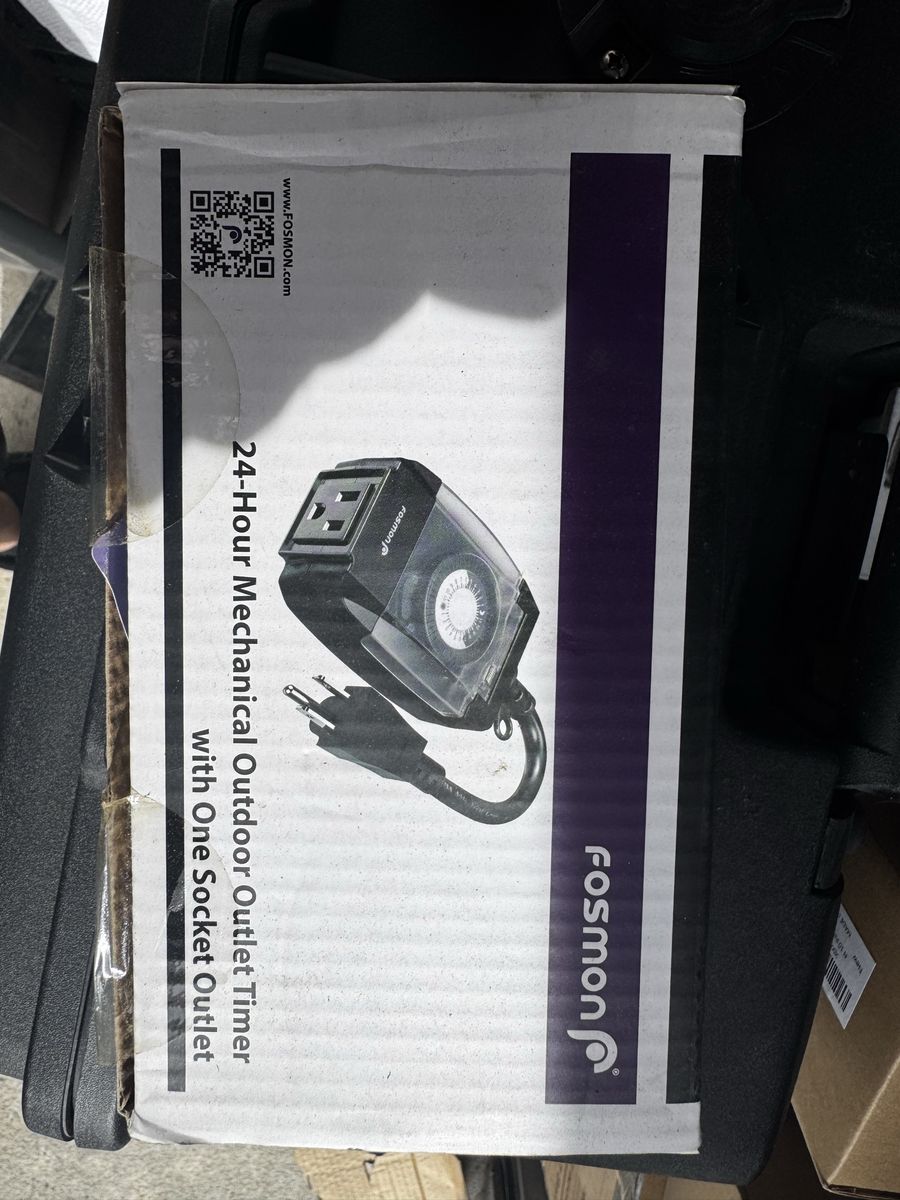 Fosmon outdoor light timer