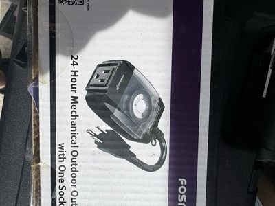 Fosmon outdoor light timer