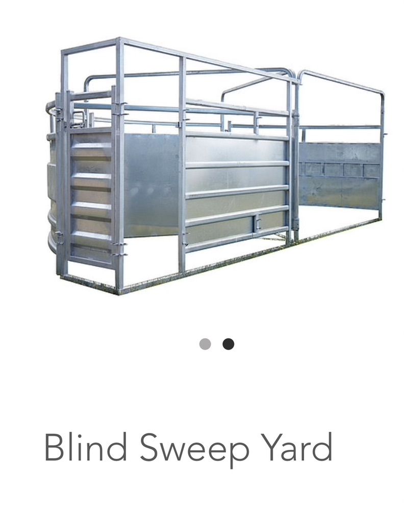 Cattle Blind Sweep Yard - Heavy Duty Livestock Handling System