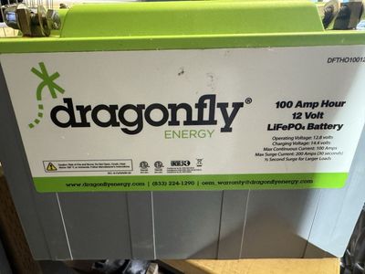 Dragonfly Energy 100Ah Heated Lithium RV Battery - LiFePO4
