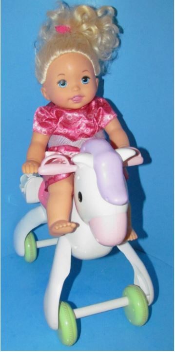 Fisher Price Little Mommy Rocking Horse & Sweet as Me Doll 12 & 14" L@@K
