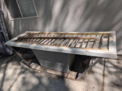 Slipmaster Pouring Room Equipment Table by Sugar Creek Industries