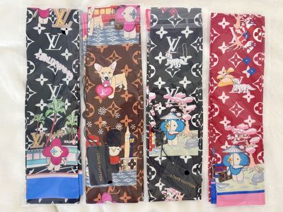 Twilly Silk Scarf for Purse Decor Hair Neck