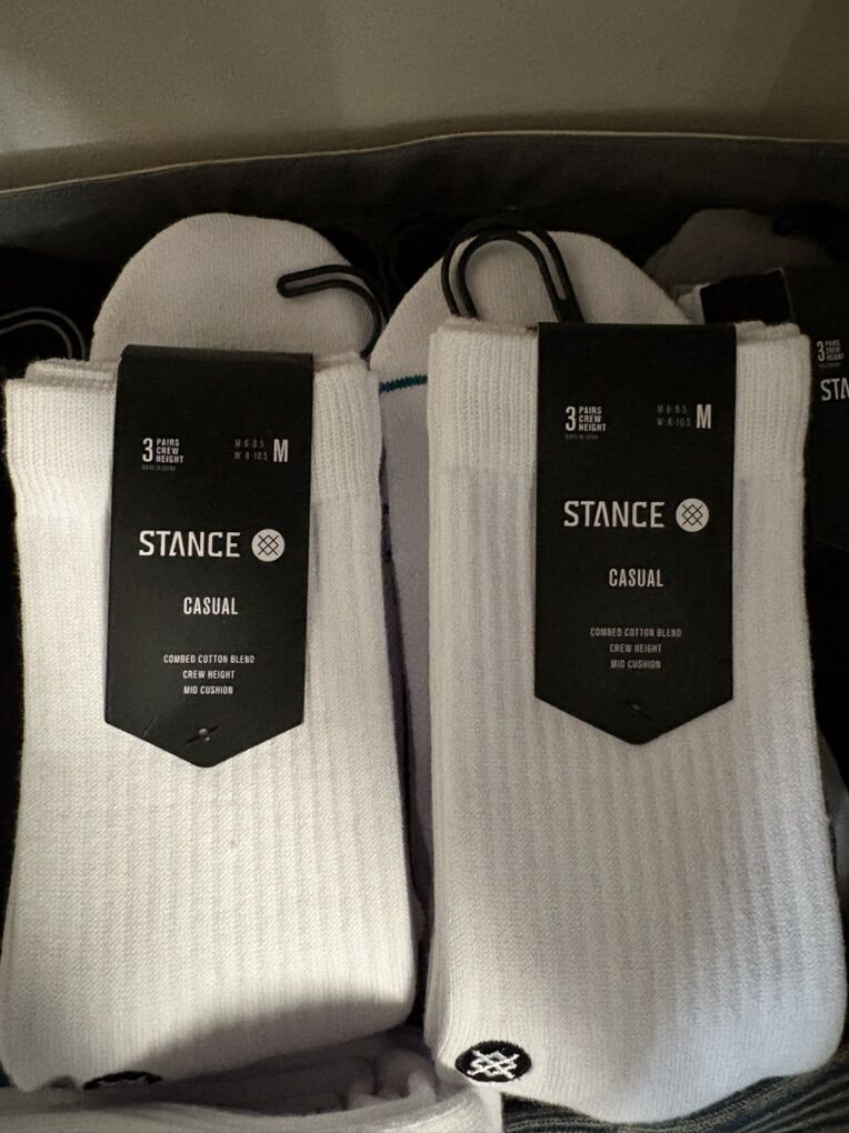 BRAND NEW STANCE SOCKS – 15 PAIRS – 30% OFF RETAIL
