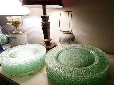 Indiana glass Depression Plates