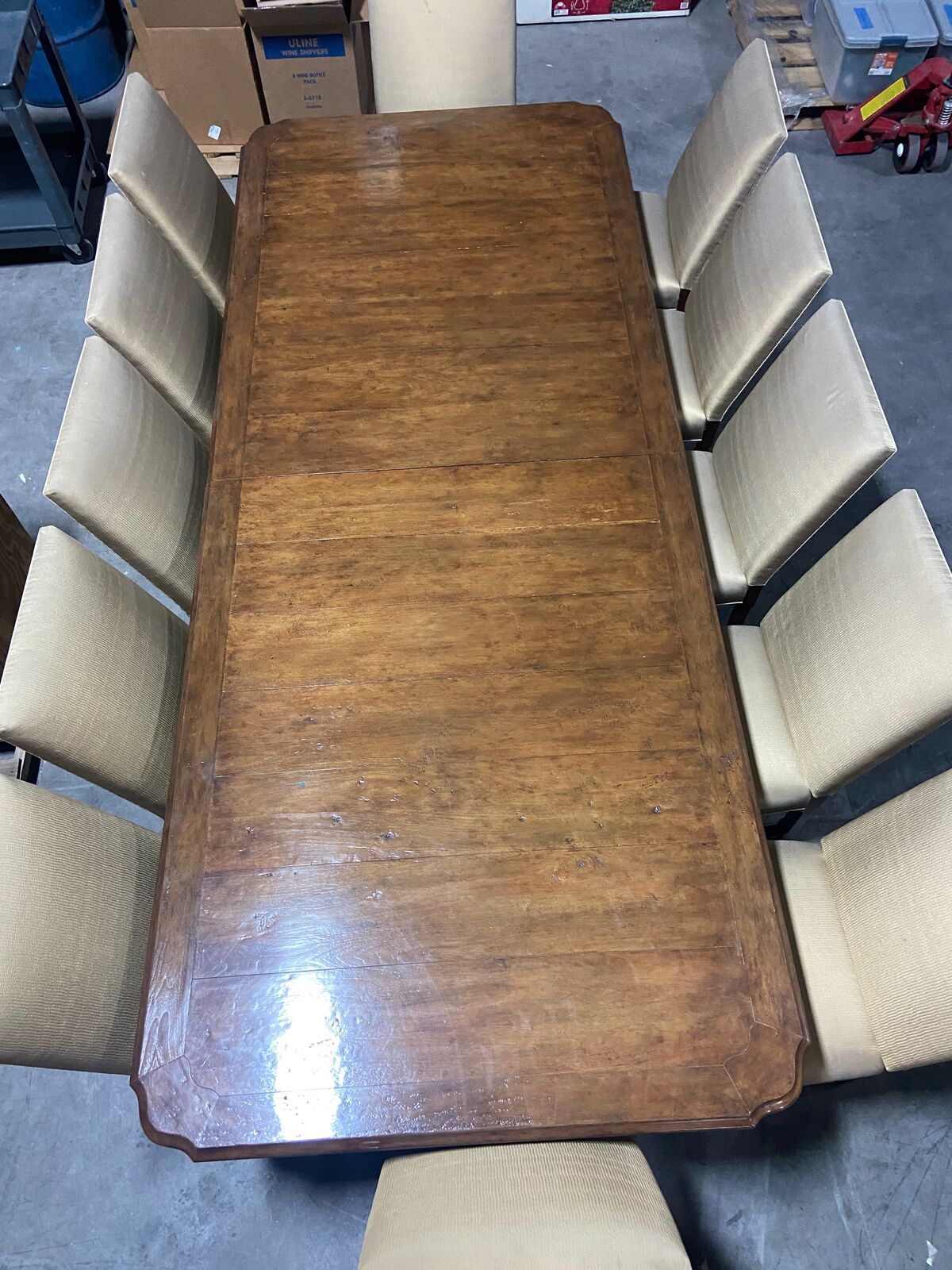 Conference table with chairs