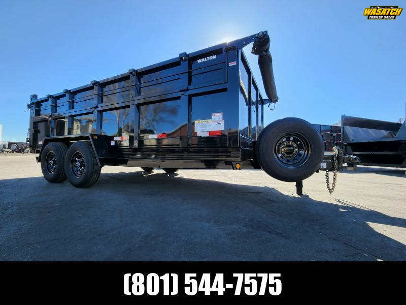 2026 Walton 7X16 DHV 14K Dump Trailer