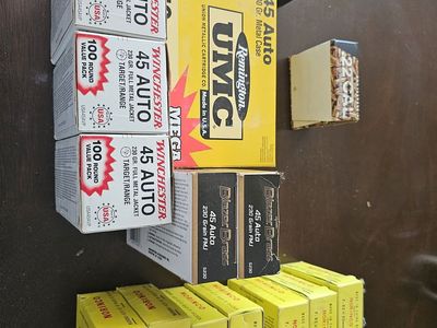 Ammo lot. 45 fmj. 7.62