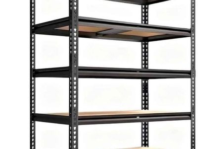 Heavy Duty 5-Tier Garage Storage Shelving Unit – New