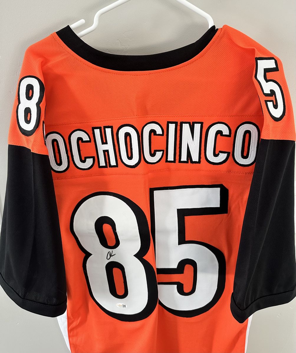 Signed Chad “Ochocinco” Johnson #85 Jersey – JSA Authenticated
