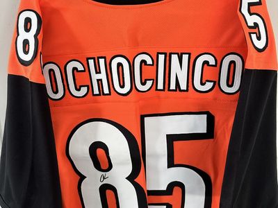 Signed Chad “Ochocinco” Johnson #85 Jersey – JSA Authenticated