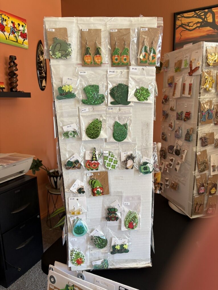 St Patty's Day And Easter Earrings