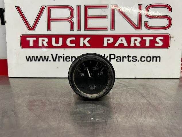 Peterbilt Water Temp Gauge Black Bezel, Part # Q43-6009-7B0