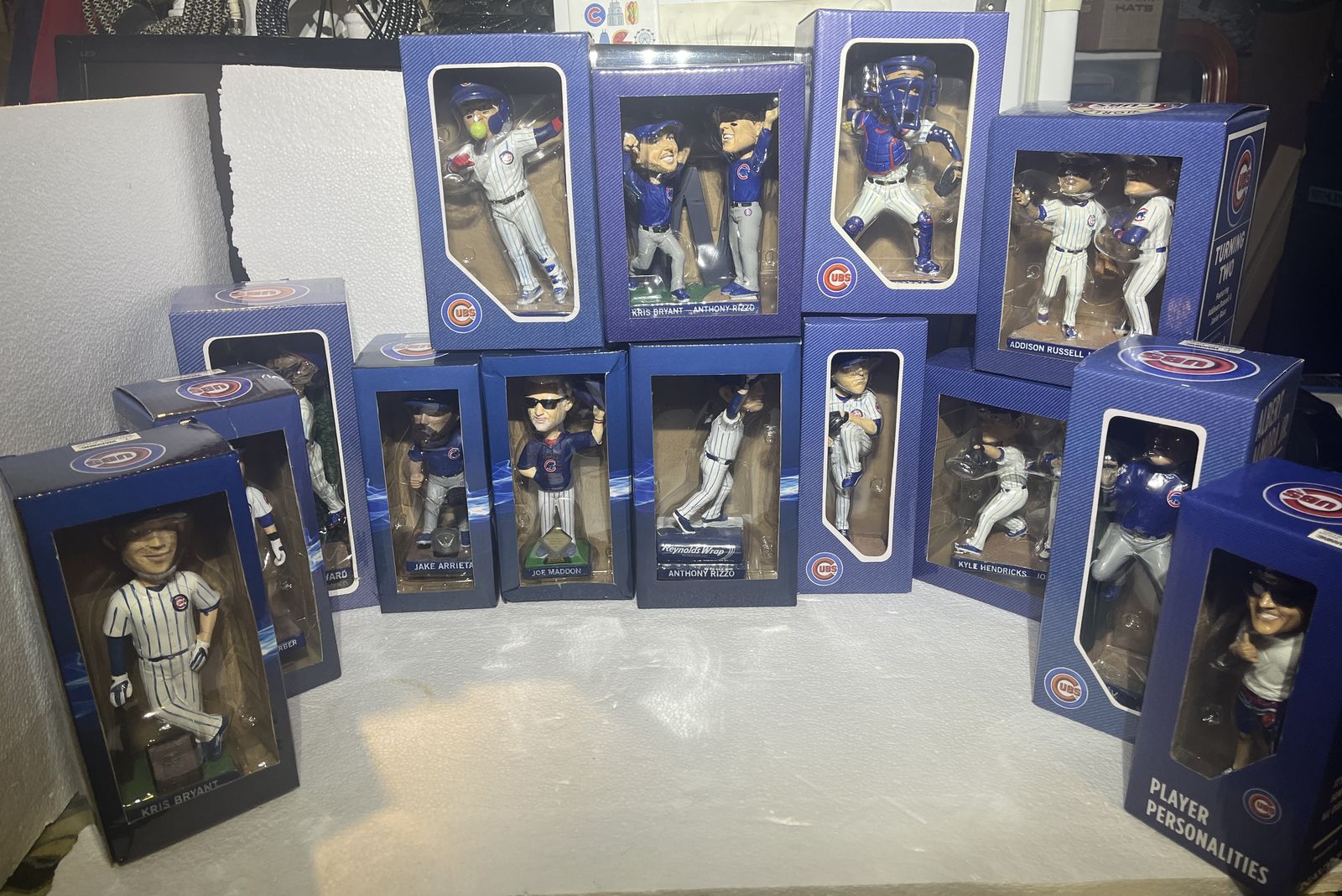 Chicago Cubs Wrigley Field Stadium Giveaway (SGA) Bobblehead Collection — 2015–2019