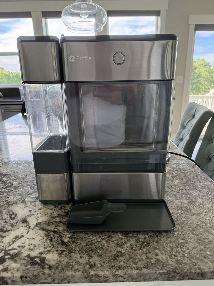 GE Profile Opal Nugget Ice Maker - Countertop, Stainless Steel.