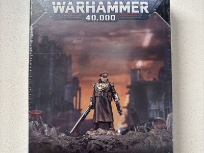 Warhammer 40K Astra Militarum Commissar Miniature - New in Box