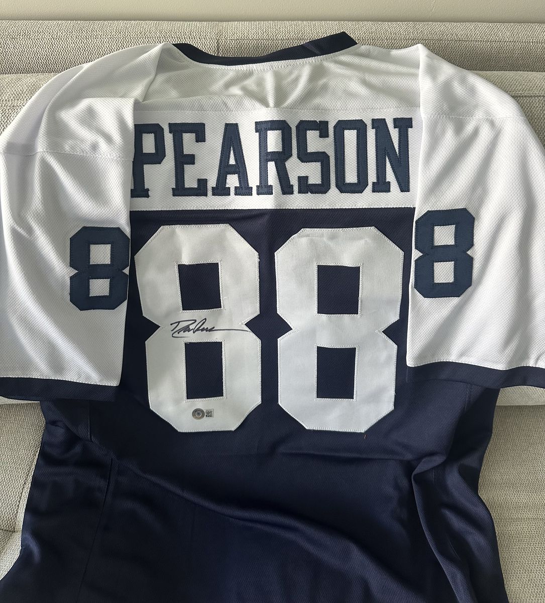 Drew Pearson Autographed Dallas Cowboys Jersey – Beckett Witnessed Certified
