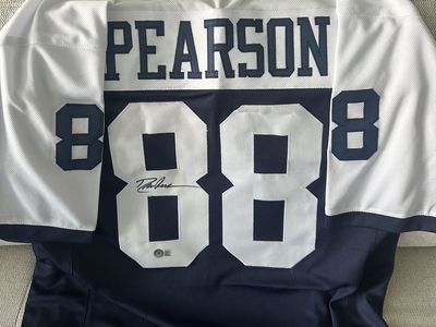 Drew Pearson Autographed Dallas Cowboys Jersey – Beckett Witnessed Certified
