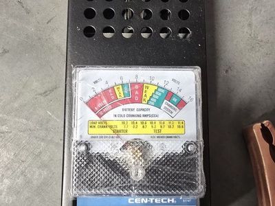 CEN-TECH 6/12 Volt 100 Amp Battery Load Tester for Cars & Trucks