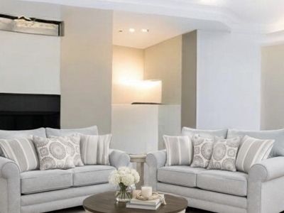 Light Gray Sofa & Loveseat Set