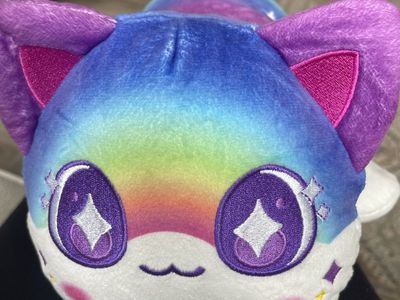RARE Aphmau Celestial Rainbow Plush 11" Cat Mystery Kitty 2023