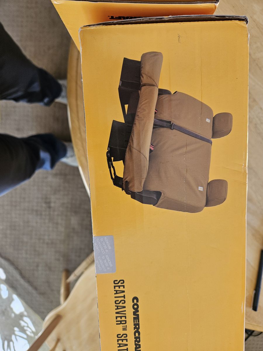 Carhartt Seat Cover 2023 toyota 4runner.  Dash board cover included