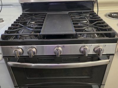 ge double oven gas range
