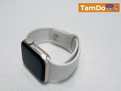 Apple Watch SE (3rd Gen, Cellular) 40mm Starlight AL Case Sport Band S/M