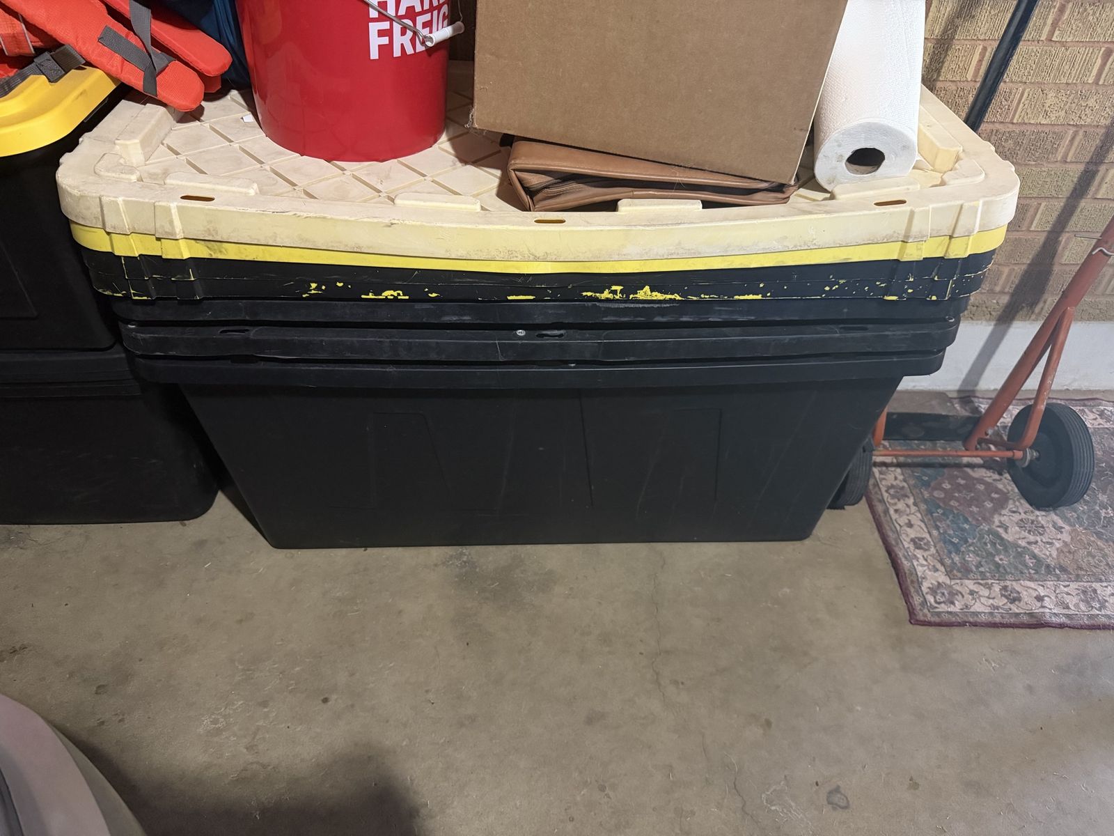 55 gallon totes (4)